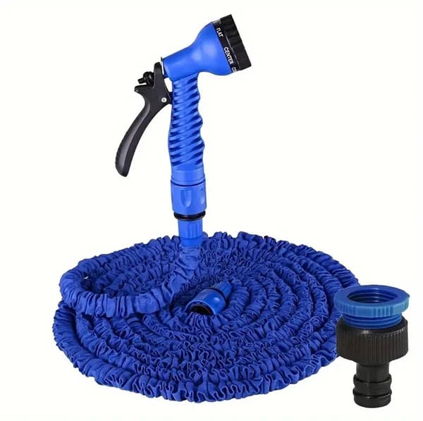 TRÄDGÅRDSSLANG FLEXIBEL EXTENSIV 5-15M KOPPLINGAR PISTOL 7 LÄGEN