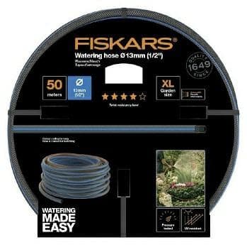 Fiskars 1027106 puutarhaletku 50 m Maanpäällinen Sininen, Harmaa