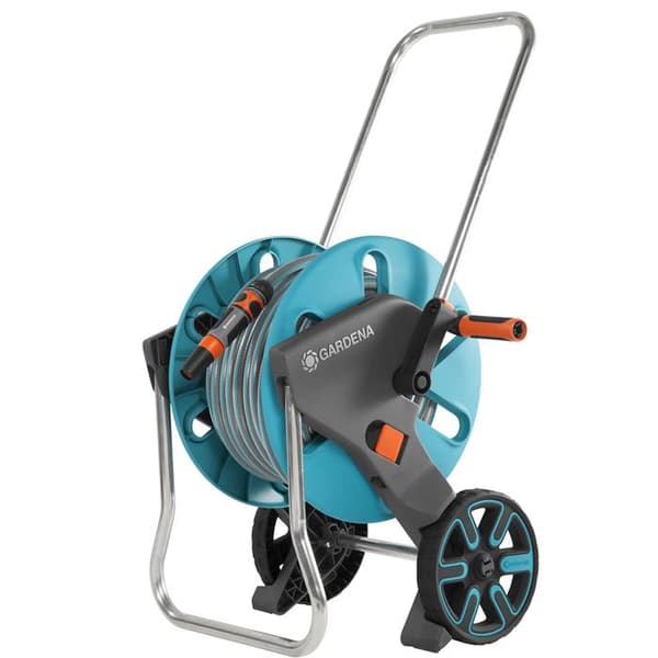Gardena slangupprullare på hjul CleverRoll M utrustad (1/2") 13 mm 30 m