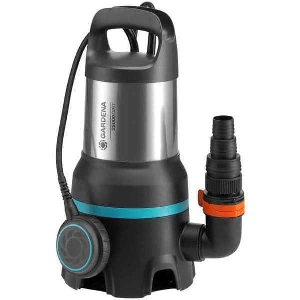 Laddad vattenevakueringspump 25000 GARDENA 1100W – Max flöde 25000l/h & max tryck 1,1bar – 5 års garantiförlängning (9046-20)