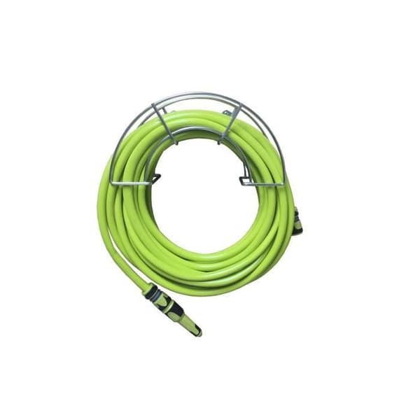 Rullerulle - Väggstöd - För 25m 3/4 eller 50m 1/2 vattenslang - 18/8 rostfritt stål