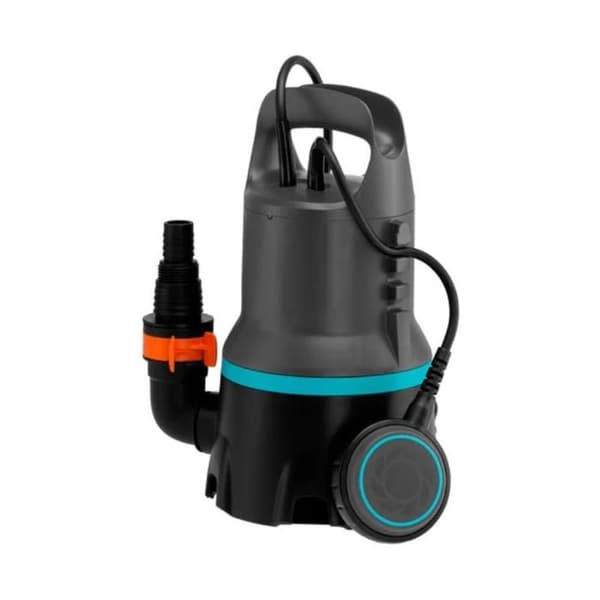 Nedsänkt pump - GARDENA - 10 500 l/h - Tryckhöjd 6m - Kit med platt slang ingår