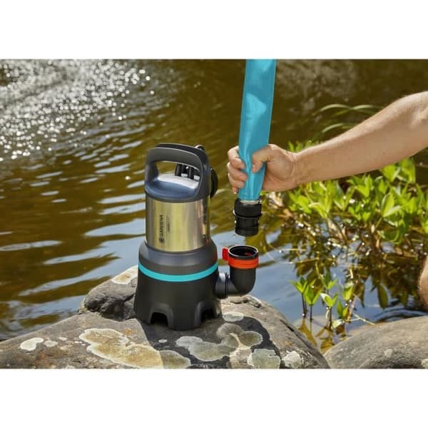 GARDENA 16000 laddat vattenevakueringspump - 450W - Max flöde 16000l/h & max tryck 0,7bar - 5 års garanti