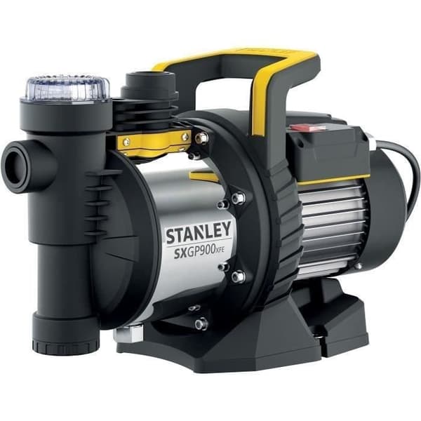 STANLEY 900W trädgårdsbevattningspump - plast - självsugande - flöde 3600 L/h - tryck 4,2 bar
