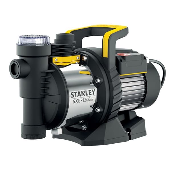 STANLEY 1300 W trädgårdsbevattningspump - självsugande - kropp i rostfritt stål