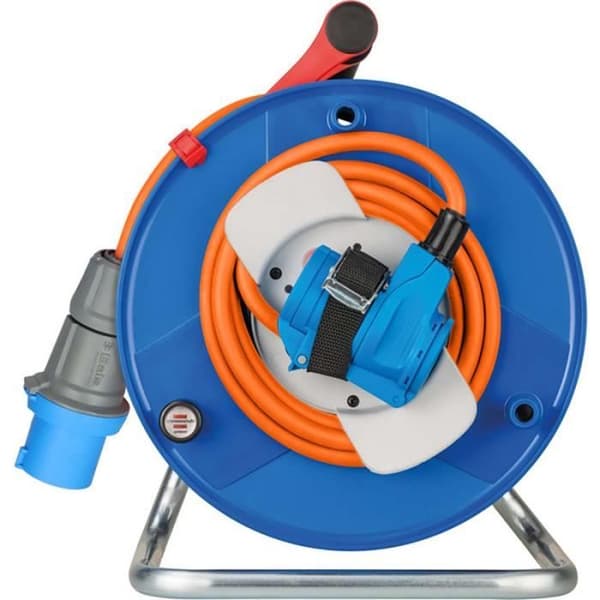 CEE kabelupprullare - BRENNENSTUHL - Garant G - 25m - IP44 - Orange