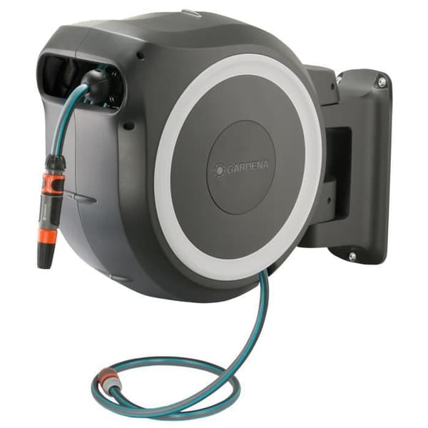 GARDENA RollUp XL automatisk väggdispenser - 35m - Ø13mm - Vit kantlist