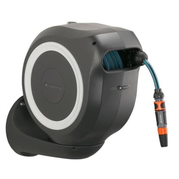 GARDENA RollUp M automatisk väggdispenser - Längd 20m - Ø11mm - Komplett sats - 5 års garanti