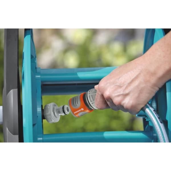 50 Klassisk utrustad bärbar och väggmonterad dispenser - GARDENA - 20m - Ø13mm - 2 i 1 verktyg - 5 års garanti