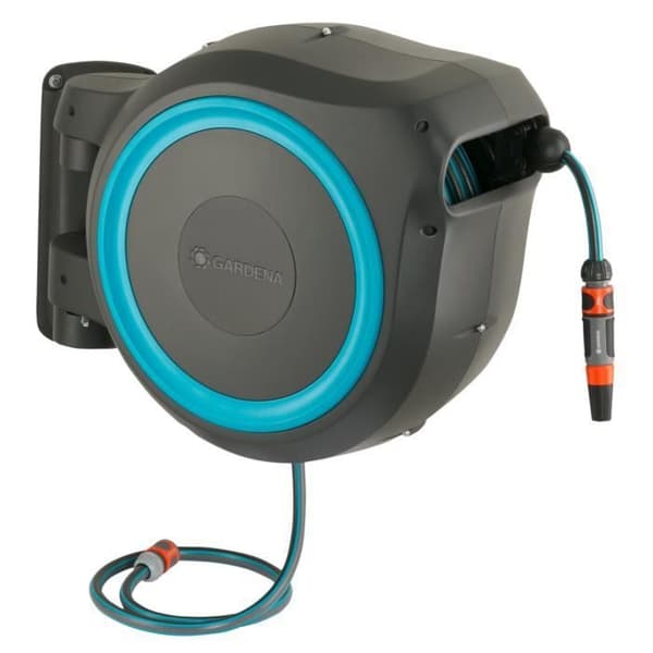 GARDENA RollUp L automatisk väggdispenser - Längd 30m - Ø13mm - Komplett kit - 5 års garanti