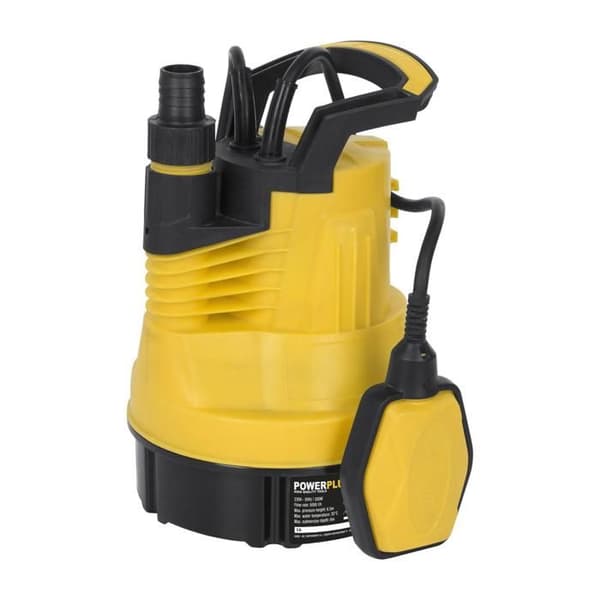 Powerplus elektrisk vattenpump POWXG9502 - 350 W dränkbar vattenpump, max 35°C, 5000 l/h, trädgårdsredskap