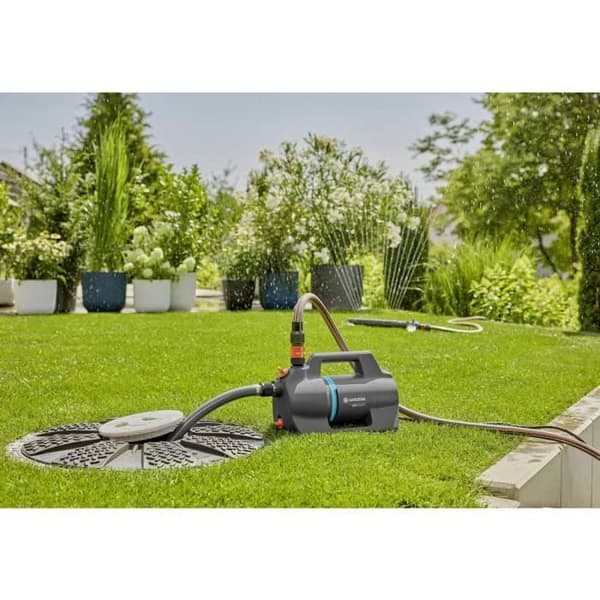 Trädgårdspump - GARDENA - 4200 Tyst - 4200 l/h - 39 meter - Energieffektiv