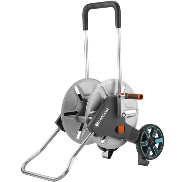GARDENA AquaRoll M metallslangvinda med hjul