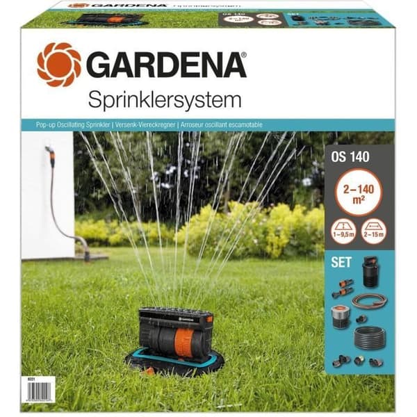 GARDENA OS 140 Oscillerande Spridare med Pop-up-funktion