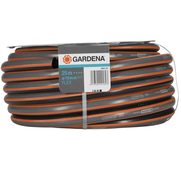 GARDENA Comfort FLEX trädgårdsslang – Längd 25 m – Ø19 mm – Kvistfri och formstabil – 20 års garanti (18053-20)