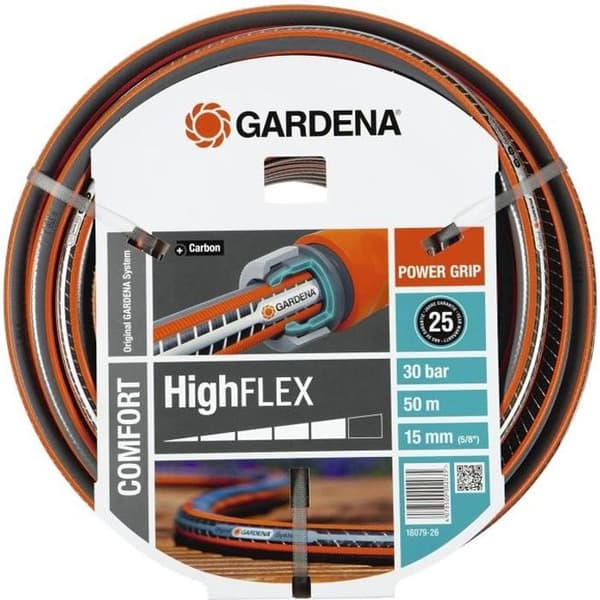 GARDENA Trädgårdsslang HighFlex 50m Ø15 mm