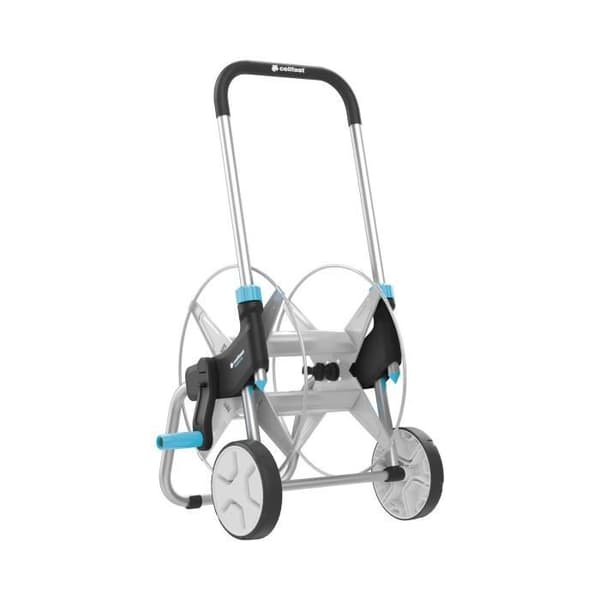 Slangupprullare - EXPLORER - Ergonomisk modell - Rostfritt stål - Längd 60 m - Halkfri