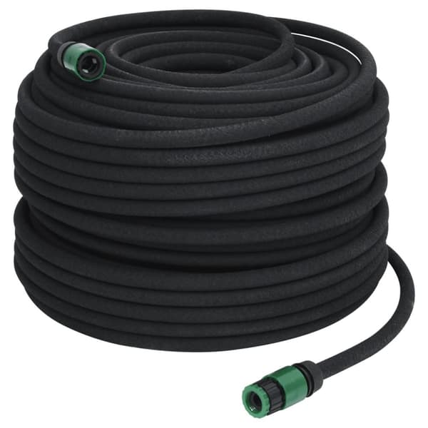 Fuktslang svart 0,6" 100 m gummi
