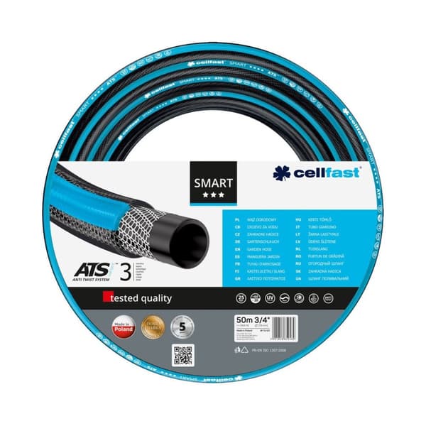 CELLFAST TRÄDGÅRDSSLANG SMART ATS 3/4" 50m