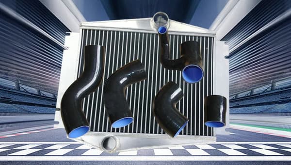 Turbo Intercooler & Boost Pipe Silikoneslange, Kompatibel med Volvo 850, Overlegen Pasform og Ydeevne,sort