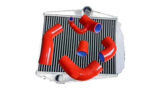 Turbo Intercooler & Boost Pipe Silikoneslange, Kompatibel med Volvo 850, Overlegen Pasform og Ydeevne,Rød