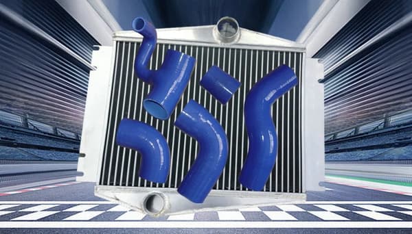 Turbo Intercooler & Boost Pipe Silikoneslange, Kompatibel med Volvo 850, Overlegen Pasform og Ydeevne,Blå