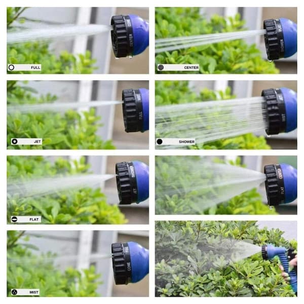 Magic Hose flex trädgårdsslang / vattenslang - grön eller blå - flera längder -