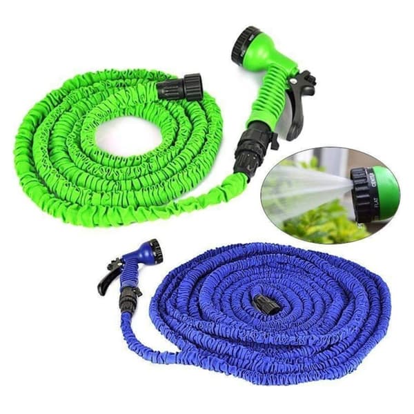 Magic Hose flex trädgårdsslang / vattenslang - grön eller blå - flera längder -