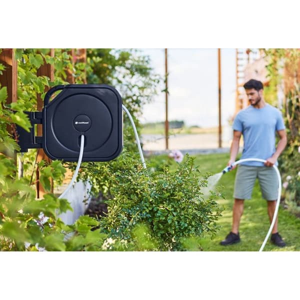 Cellfast automatisk rulle, 30m 1/2'' slang, sprinkler, kopplingar, ERGO XL