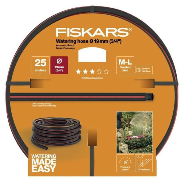 FISKARS TRÄDGÅRDSSLANG 3/4"" 25m - Q3
