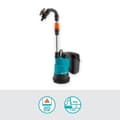 Miniatyrbild 2 av 6: Dränkbar pump för regnvattenuppsamlare Gardena 2000/2 18V P4A