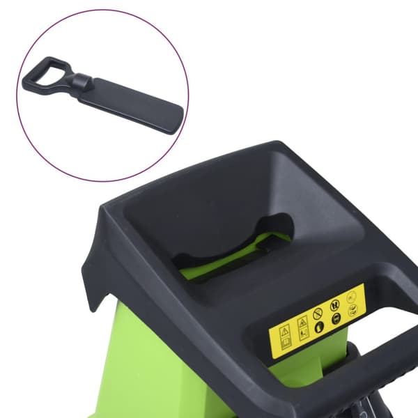 vidaXL elektrisk kompostkværn med 2 ekstra klinger 2400 W