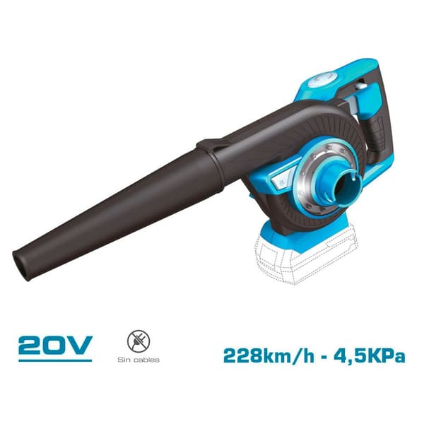 Edm Elektrisk Lövblåsare 08767 Silver