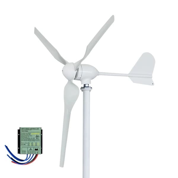 Vindmølle, 3000W effektudgang, 12V/24V/48V spændingsmuligheder,3000W, Vindmølle kun, 48V