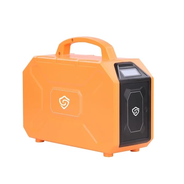 Aurinkogeneraattori, 200W Tehoasema, 4 USB-porttia,Oranssi