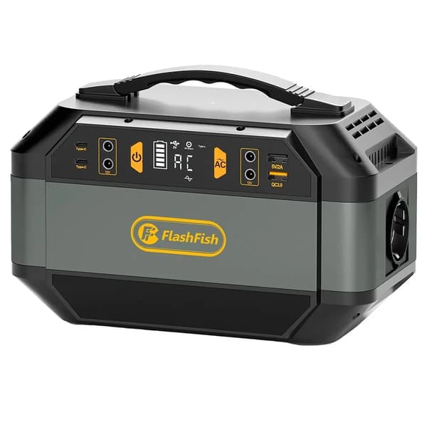 Bærbar Strømbank, 288,6Wh Batterikapacitet, Multi-Output Muligheder,Flashfish P56
