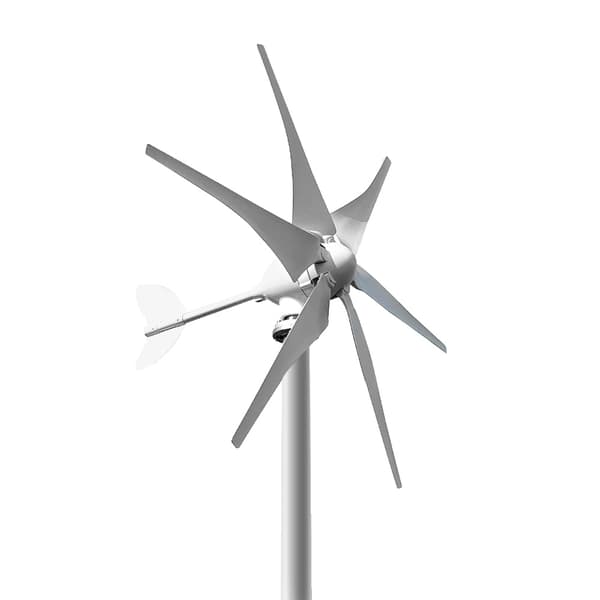 Vindkraftverk, 1000W effektuttag, 6 aerodynamiska blad,Endast vindkraftverk, 12V