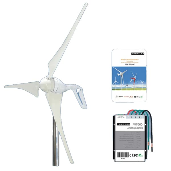 Vindmøllegenerator,3 blade, 24V, 400W