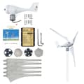 Miniatyrbillede 1 af 2: Vindmøllegenerator, 600W effektudgang, fleksibel bladkonfiguration,600W med controller, AC 12V, 600W