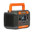 Miniatyrbillede 1 af 2: Transportabel solgenerator, høj kapacitet på 78000mAh, 260W output effekt,Sort Orange