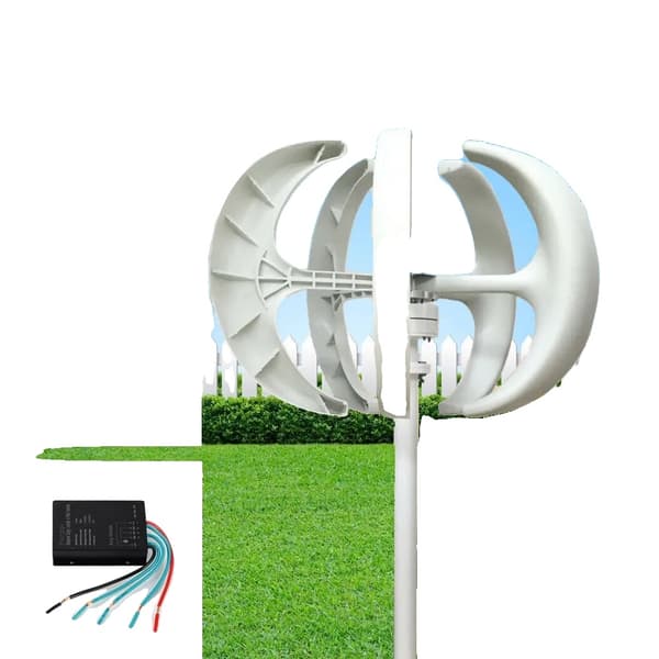 Vindmølle Generator, 600W Effekt, 5-Bladet Lodret Akse Design,600W, 24V, 5 Blade