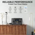Miniatyrbillede 3 af 4: Transportabel strømstation 500W, Høj kapacitet 520Wh batteri, Flere udgangsmuligheder,EU