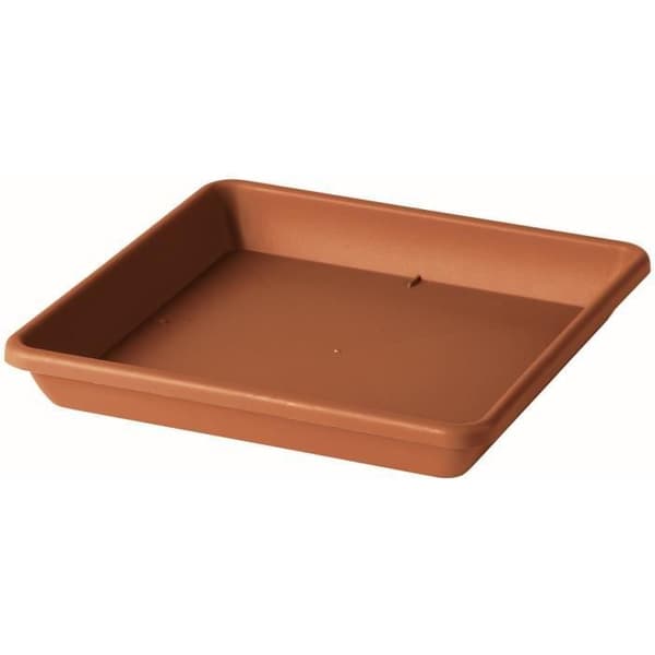 DEROMA Fat för Carré Day R Cotto blomkruka - 50 cm