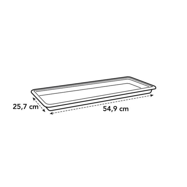 ELHO Fat för Green Basics 60 planter - Svart vardagsrum - Utomhus - XXL - Ø 54,9 x H 4,6 cm