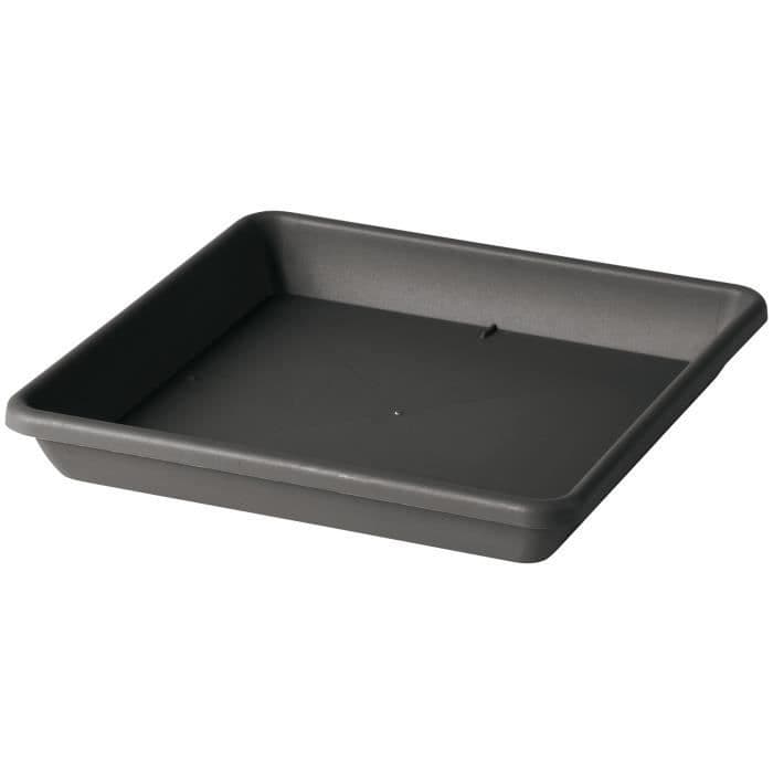 DEROMA Fat för blomkruka Square Day R Antracit - 38 cm