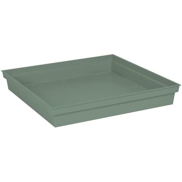 EDA PLASTIQUE - Toscana fyrkantigt fat - 40 cm - Lagergrön