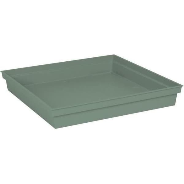 EDA PLASTIQUE - Toscana fyrkantigt fat - 40 cm - Lagergrön