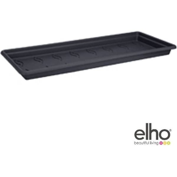 Grön Basic XXL Planterfat Svart 100 cm - Elho - Planterfat - Svart - 100 cm