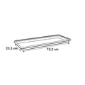 Miniatyrbild 3 av 3: Grön Basic XXL Planterfat - ELHO - Svart - Plast - Ø 72,2 x H 5,5 cm