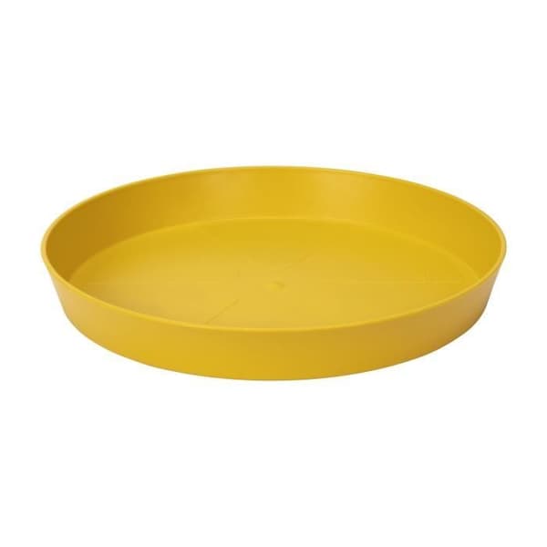 ELHO Loft Urban 17 rund tefat - Exteriör - Ø 17,4 x H 2,4 cm - Okergul